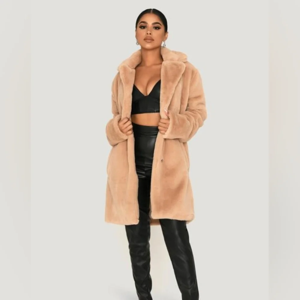 PRETTYLITTLETHING MIDI COLLAR COAT